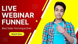Live Webinar Funnel | Sales Techniques | Perfect Webinar Funnel | Debranjan Hazra