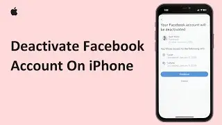 How To Deactivate Facebook Account On iPhone 2026 | Turn Off Facebook Account