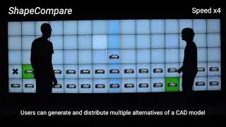 Investigating Collaborative Exploration of Design Alternatives on a Wall-Sized Display
