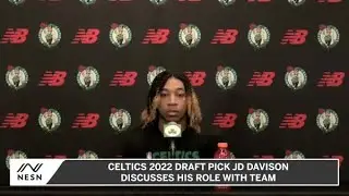 Celtics New Draft Pick JD Davison Discusses His Role On The Court