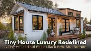 A Modern Farmhouse for the Minimalist Dreamer | Tiny House Luxury Redefined