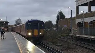 FAREWELL TOUR ON 21ST DECEMBER FINAL MONTH SWR Class 455/729 & 719 At Wimbledon