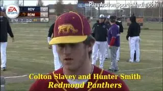 REDMOND PANTHERS COLTON SLAVEY AND HUNTER SMITH - PLAYERS OF THE GAME