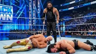 Jacob fatu RETURNS and DESTROYS Drew McIntyre - wwe smackdwan highlights today