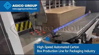 High-Speed Automated Carton Box Production Line for Packaging Industry