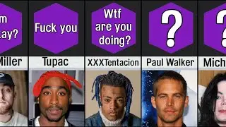 celebrities last words before death :(