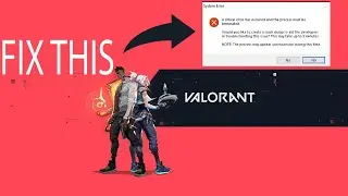 How To Fix Valorant 