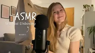 ASMR Wishlist Unboxing und direkt ausprobieren 💇‍♀️😍😂 | whispering ramble (german)