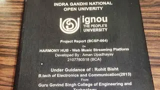 BCA Final Year Project Report || BCSP-064 IGNOU  || How to make BCA Final Project Report