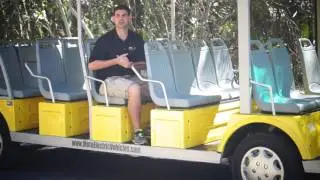 Electric Shuttle with Hard Seat Package From Moto Electric Vehicles