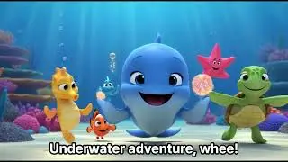 Baby Whale Blue&rsquo;s Underwater Adventure 🐋 | Fun Kids Song