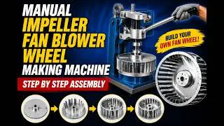 Impeller Fan Blower Wheel Making Machine - Manual type