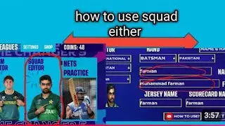 #How to you use squad editor and game changer 5v 4.1 
