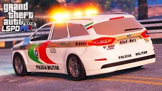 SUSPEITO CHORA AO SER PRESO - GTA V Rotina Policial -  PMSC - GTA V MODS