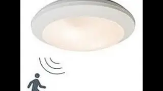 شرح عمل مصباح مرتبط بكاشف الحركة/detecteur de mouvement