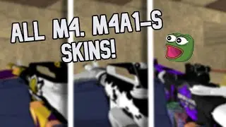 All M4, M4A1-S Skins In Counter Blox!