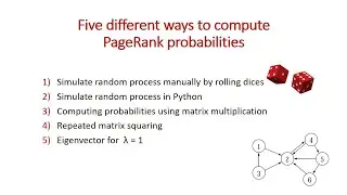 Computing Google's pagerank using NumPy