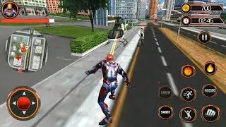 Iron Hero Battle for Love | Grand Superhero Flying Iron Rescue - Android GamePlay