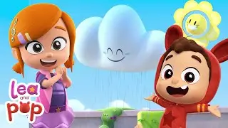 Rain Rain Go Away 🌧️🎶 | Sing & Play with Lea and Pop | Baby Songs & Learning Fun ✨👶