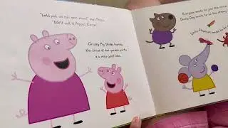 Kids Book Read Aloud: PEPPA PIG AND THE BACKYARD CIRCUS 