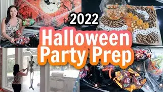 Halloween Party Prep 2022 // Easy and Simple Party Prep // Halloween Party #halloween2022 #party