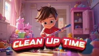 Clean Up Time  - Fun Kids Song About Making Tidying Up an Adventure | Educational Music for Children