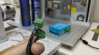 Устройство лазерного маркера. Тест поворотного устройства с енкодером !