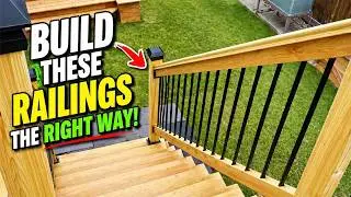 How to Build Safe and Stylish Deck Stair Railings