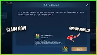 5 STILL WORKING REDEEM CODE CLAIM 500 DIAMONDS FROM CODE! - MOBILE LEGENDS BANG BANG