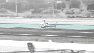 N1883H Aerospatiale AS350 Stuck Pedal Practice