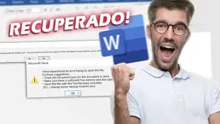 Como Recuperar Arquivo Word Corrompido Facilmente (Recupera DOC, DOCX, Excel, PDF)