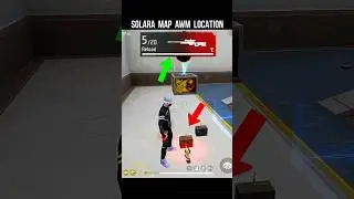 Solara Map AWM Location 🔥 Free Fire Best Weapon Loot Location in BR Rank #srikantaff