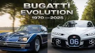 BUGATTI EVOLUTION | 1970 &ndash; 2025 | From Classic to Hypercar