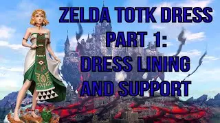 Zelda Zonai Dress Cosplay Build From Tears of the Kingdom | Part 1: Underdress Lining & Structure
