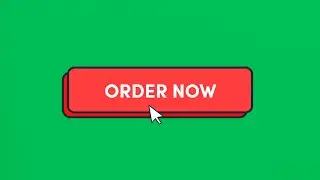Order Now Button Green Screen Animation 4K