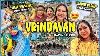 Finally Aa Gaye VRINDAVAN😍 *Radhe Radhe*🙏🏽 Vlog | ThatQuirkyMiss