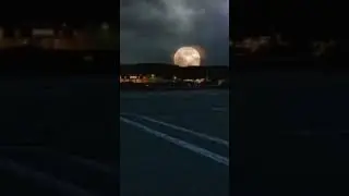 Thunder storm with Moon