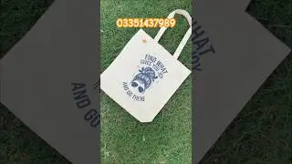 Print on demand tote bags, Pakistan #totebag #totebagmurah #totspaw