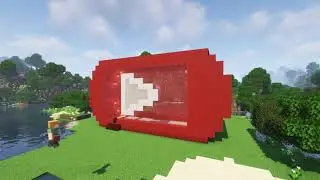 Minecraft: how to build YouTube play button house - San Wes