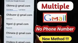 Создание неограниченного количества аккаунтов Gmail без номера телефона / Способ создания неогран...
