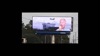 a hacked billboard in Wilmington, NC. God bless the patriots who did this. TOP KEK!
