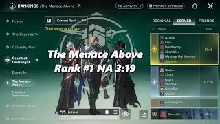 Destiny Rising: Rank 1 The Menace Above 3:19