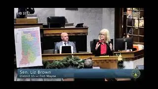 Brown Supports Redistricting in Senate Floor Speech