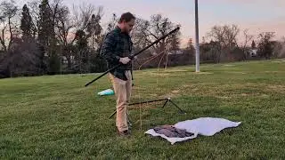 Packdown Demo For Lumite Gear Hammock Stand