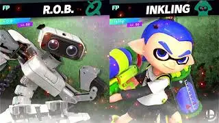 Super Smash Bros Ultimate Amiibo Fights ROB vs the World EX vs Inkling