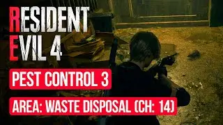 Resident Evil 4 Remake | Pest Control 3 | Exterminate all the Rats in Waste Disposal | 4K PC 60FPS