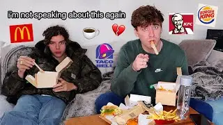 vegan fast food mukbang (fake friends, drama and secret relationships)