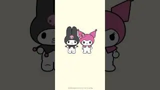 Being different is beautiful! 🩷💜 #Kuromi #MyMelody #Shorts #Besties #Sanrio