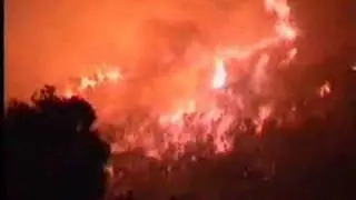 Canberra Bushfires - Mount Taylor (filmed by vk1kcm)