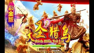 Monkey King Hunting Bird Fish Hunter Arcade Shooting Game Machine Video